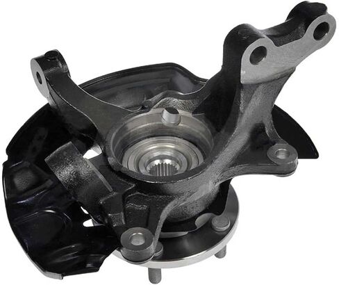 AutoShack Front Left Steering Knuckle for 2004-2006 Toyota Camry 2.4L FWD | Driver Side | 5-Lug | Wheel Bearing Hub Assembly Replacement KN798401 in Saudi Arabia