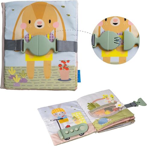 TAF Toys Buly Buld for Toddlers 1-3 ، Montessori Head Activity Book with 15 نشاطًا - مفاهيم الأضداد - كتاب مزدحم بالطفل مثالي لمدة عام واحد - لعبة Boy Toys Girl Girl Gift in Kuwait