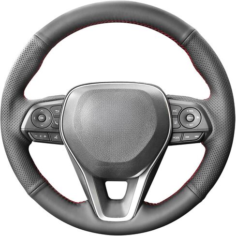 غطاء عجلة القيادة Mewant لـ Toyota Rav4 2019-2024/Camry 2018-2024/Corolla 2020-2024/Avalon 2019-2022 غلاف مقود مقود يدوي in Kuwait