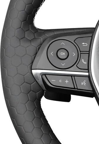 غطاء عجلة القيادة Mewant لـ Toyota Rav4 2019-2024/Camry 2018-2024/Corolla 2020-2024/Avalon 2019-2022 غلاف مقود مقود يدوي in Kuwait
