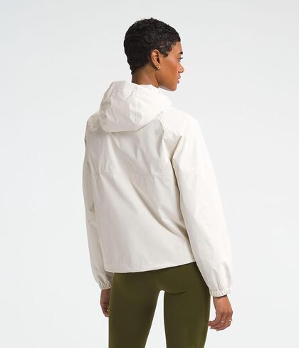 سترة بغطاء للرأس Antora Rain للسيدات من THE NORTH FACE (مقاس قياسي وحجم كبير)، White Dune، XX-Small in Saudi Arabia