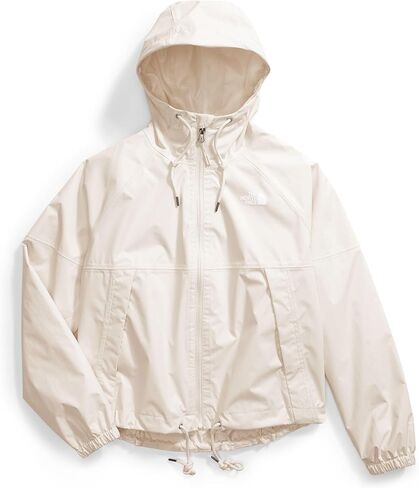 سترة بغطاء للرأس Antora Rain للسيدات من THE NORTH FACE (مقاس قياسي وحجم كبير)، White Dune، XX-Small in Saudi Arabia