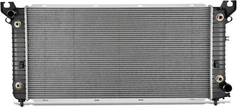 DNA Motoring OE Style 1-Row Aluminium Cooling Chaiator متوافق مع Chevy Silverado 1500 2016-2018 / Sierra 1500 2016-2018 ، 5.3L ، OEM-RA-13721 in Saudi Arabia