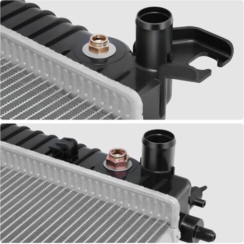 DNA Motoring OE Style 1-Row Aluminium Cooling Chaiator متوافق مع Chevy Silverado 1500 2016-2018 / Sierra 1500 2016-2018 ، 5.3L ، OEM-RA-13721 in Saudi Arabia