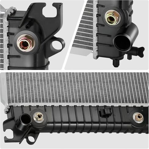 DNA Motoring OE Style 1-Row Aluminium Cooling Chaiator متوافق مع Chevy Silverado 1500 2016-2018 / Sierra 1500 2016-2018 ، 5.3L ، OEM-RA-13721 in Saudi Arabia