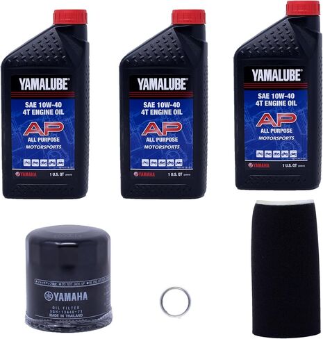 Edwards Oil Change Kit fits 2002-2009 Yamaha Grizzly 660 ATV with Air Filter in Saudi Arabia