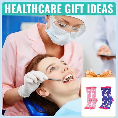 جوارب HAPPYPOP المرحة للأطباء والممرضات للنساء - هدايا للممرضات والأطباء للنساء، هدايا لطلاب التمريض، هدايا التخرج للممرضات، هدايا CNA الجديدة للممرضات in Saudi Arabia