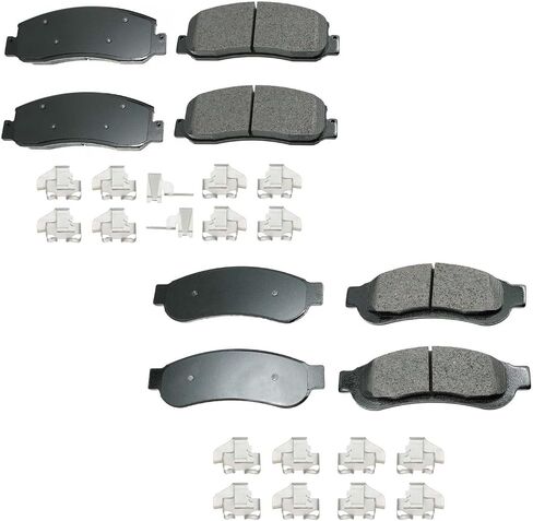 Akebono ProACT Front & Rear Ceramic Brake Pad Set Kit DKVD-50552-168-4817961 in Saudi Arabia