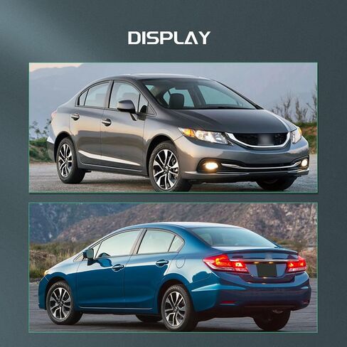 SCITOO Spoiler Wing Fits for 2012-2015 for Honda Civic Sedan Matte Black Rear Trunk Spoiler Wing in Saudi Arabia