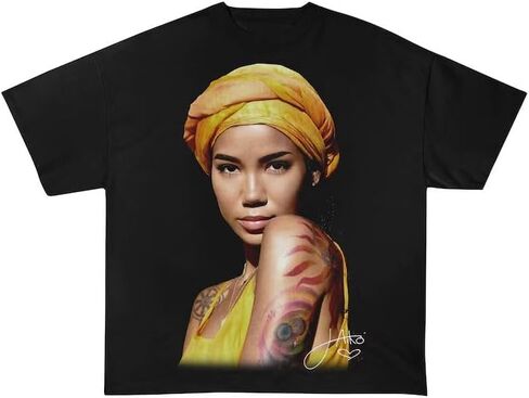 R & B Neo Soul Singer Face Streetwear T-Shirt in Kuwait