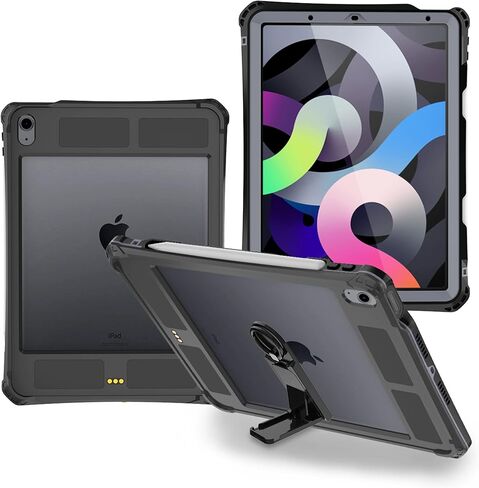 ShellBox Case Compatible with iPad Mini 7/ Mini 6 Generation 2024 IP68 Waterproof case, Built in Pencil Holder, Built-in Screen Protector, Full Body Protective Pad Cover for iPad Mini 6th 8.3 inch in Kuwait