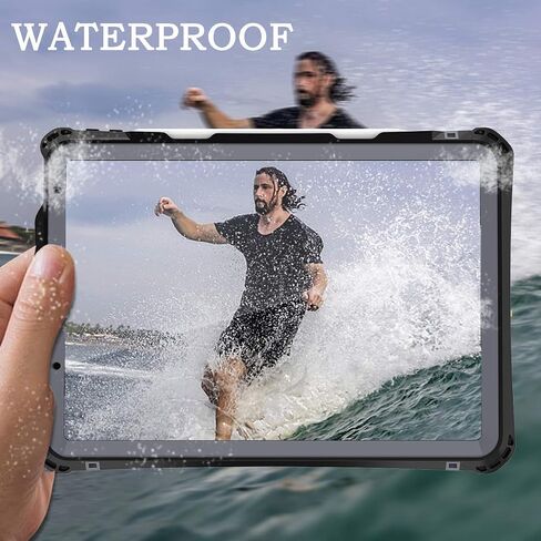 ShellBox Case Compatible with iPad Mini 7/ Mini 6 Generation 2024 IP68 Waterproof case, Built in Pencil Holder, Built-in Screen Protector, Full Body Protective Pad Cover for iPad Mini 6th 8.3 inch in Kuwait