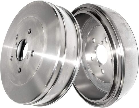 Detroit Axle - Rear Brake Kit for 04-10 Toyota Sienna Brake Drums Semi-metallic Brakes Shoes 2004 2005 2006 2007 2008 2009 2010 Replacement: 12.04" inch Rear Drums in Saudi Arabia