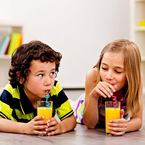 6PCS Easter Decorations Straws, Easter Eggs Bunny Basket Party Favors Straws Crazy Reusable Straws Accessories Decor in Kuwait