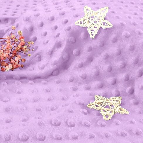 Homiest Minky Dot Fabric by The Yard, 2 Yards x 60 Inch Wide Soft Plush Fabric Light Navy Blue Fleece Fabric, Cuddle Minky Fabric for Blanket, Pillow Covers, Clothing Making, Scarf, Beanie in Saudi Arabia