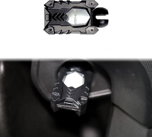 Sporty Key Shell Compatible with Can-Am Ryker/Outlander Black Ignition Key Cover Holder w/Hole (1PC) in Saudi Arabia