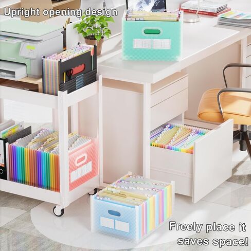 ThinkTex 26-Pocket Accordion File Organizer, Upright & Open Top in Saudi Arabia