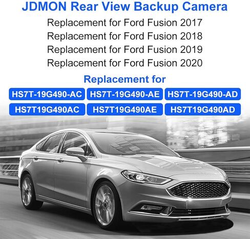 JDMON Backup Camera Replacement for Ford Fusion 2017 2018 2019 2020 Reverse Park Assist Camera Replacement for HS7T-19G490-AC HS7T-19G490-AE HS7T-19G490-AD in Saudi Arabia