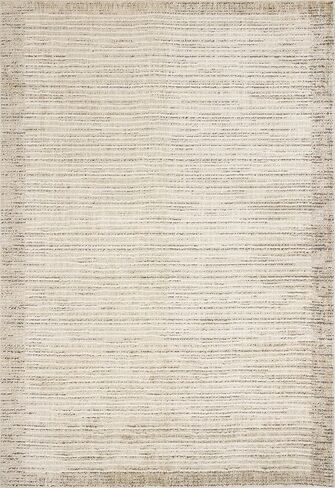 Loloi Jeremiah Brent Bleecker Collection BLE-02 SAND/CHARCOAL 7'-10 "X 10" منطقة سجادة المنطقة in Saudi Arabia