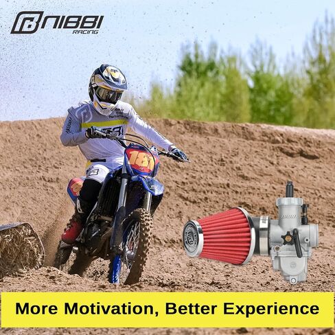 NIBBI PE28 Carburetor Kit 28mm Carburetor Fit 200cc-250cc Motorcycle Engines for GY6 Dirt Bike Pit Bike ATV Scooter Moped Apollo SSR TTR KYMCO SYM TAOTAO in Saudi Arabia