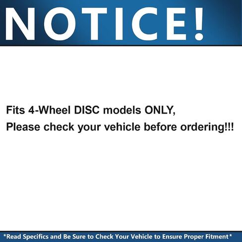 Detroit Axle - Brake Kit for Toyota 2009-2019 Corolla 2009-2014 Matrix 2009-2010 Pontiac Vibe, Front & Rear Drilled & Slotted Disc Brake Rotors Replacement Ceramic Brakes Pads in Saudi Arabia