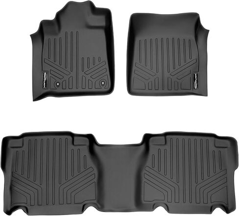 SMARTLINER Custom Fit Floor Mats 2 Row Liner Set for 2007-2011 Toyota Tundra in Saudi Arabia