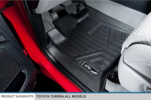 SMARTLINER Custom Fit Floor Mats 2 Row Liner Set for 2007-2011 Toyota Tundra in Saudi Arabia