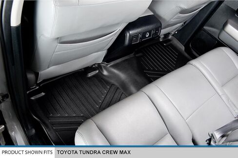 SMARTLINER Custom Fit Floor Mats 2 Row Liner Set for 2007-2011 Toyota Tundra in Saudi Arabia