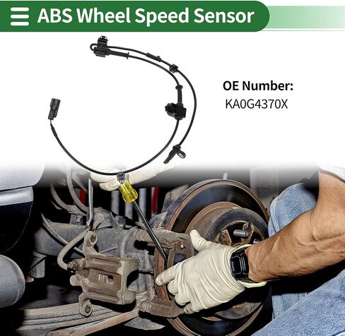 Motoforti ABS Wheel Speed Senor ABS Sensor Anti-lock Braking System Sensor for Mazda CX-5 2017-2020 No.KA0G4370X Front Left Right in Saudi Arabia