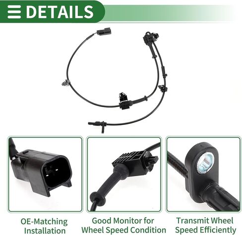 Motoforti ABS Wheel Speed Senor ABS Sensor Anti-lock Braking System Sensor for Mazda CX-5 2017-2020 No.KA0G4370X Front Left Right in Saudi Arabia