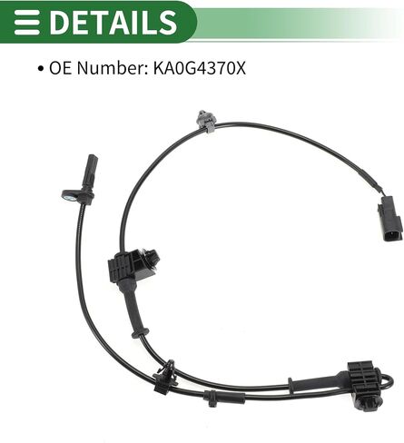 Motoforti ABS Wheel Speed Senor ABS Sensor Anti-lock Braking System Sensor for Mazda CX-5 2017-2020 No.KA0G4370X Front Left Right in Saudi Arabia