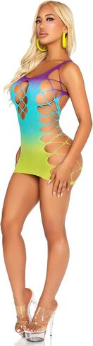 Leg Avenue Women's Seamless Ombre Faux Lace Up Mini Dress in Saudi Arabia