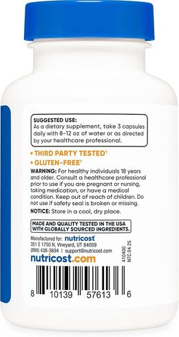 Nutricost Pomegranate Extract (15000 mg Equivalent) 120 Capsules - 40 Servings in Saudi Arabia