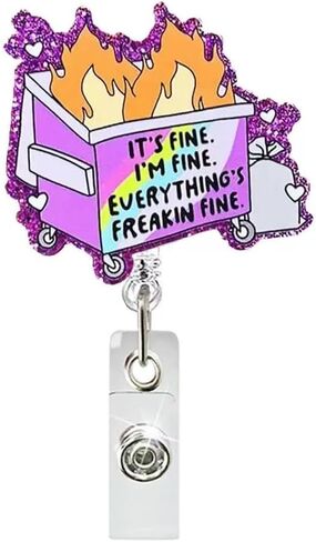 Cool Cat Badge Reel,Retractable Badge Holders with Cute Design,Id Badge Holders Retractable Clip for Nurses, Teacher,Office Worker in Saudi Arabia