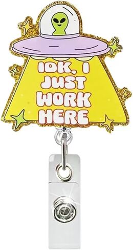 Cool Cat Badge Reel,Retractable Badge Holders with Cute Design,Id Badge Holders Retractable Clip for Nurses, Teacher,Office Worker in Saudi Arabia