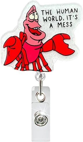 Cool Cat Badge Reel,Retractable Badge Holders with Cute Design,Id Badge Holders Retractable Clip for Nurses, Teacher,Office Worker in Saudi Arabia
