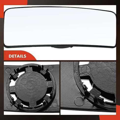 A-Premium جانب الركاب الأيمن أسفل زجاج مرآة غير محرقة مع لوحة دعم-متوافقة مع Ford F-150 F150 2007-2012-Towing Mirror محدب in Saudi Arabia