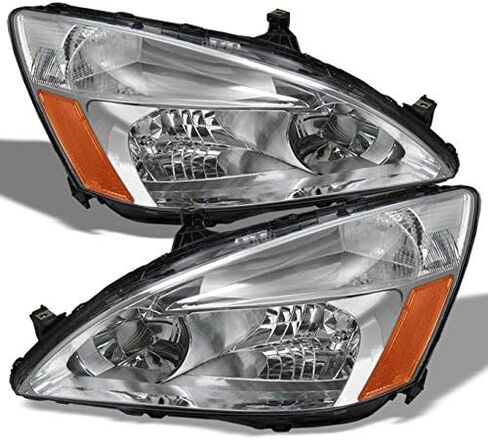 AKKON - للفترة 2003-2007 Honda Accord Coupe/Sedan Model OE Presection المصابيح الأمامية السائق/الراكب مصابيح رأس الركاب in Saudi Arabia