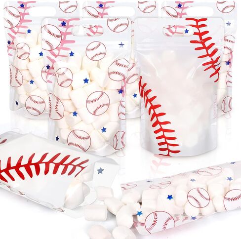 Fysuimu 50pcs القوس الوردي أكياس قفل الرمز البريدي Coquette Coquette Bowknot Plastic Sealing أكياس مع مقبض حقائب هدايا جيدة قابلة للاستيلاء لعيد الميلاد لوازم حفلة استحمام الطفل in Kuwait