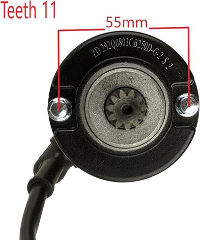 RedCap Heavy-Duty Starter Motor with Wire for Manual 6-Speed Jonway Vitacci GTX 250 EFI 250cc GY6 Engines Motorcycle ZS165FMM in Saudi Arabia