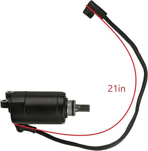 RedCap Heavy-Duty Starter Motor with Wire for Manual 6-Speed Jonway Vitacci GTX 250 EFI 250cc GY6 Engines Motorcycle ZS165FMM in Saudi Arabia