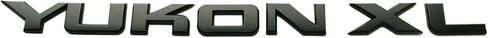 1pc Liftgate/Door Letter Nameplate Emblem Suv HD شارة رياضة متوافقة مع Yukon XL (Chrome) in Kuwait