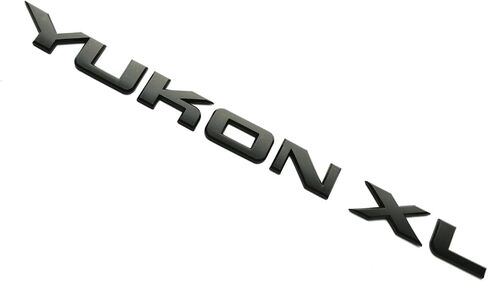 1pc Liftgate/Door Letter Nameplate Emblem Suv HD شارة رياضة متوافقة مع Yukon XL (Chrome) in Kuwait