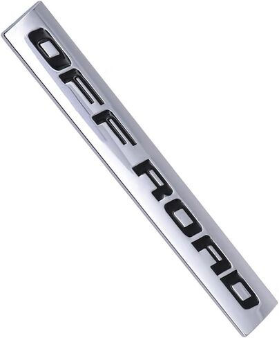 2PCS كروم السيارة المعدنية جذع على الطريق شارة AWD 4WD Auto Logo Door All Wheel Drive Badge Truck Coup Coupe Sticker (Silver & Black) in Kuwait