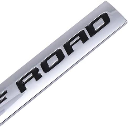 2PCS كروم السيارة المعدنية جذع على الطريق شارة AWD 4WD Auto Logo Door All Wheel Drive Badge Truck Coup Coupe Sticker (Silver & Black) in Kuwait