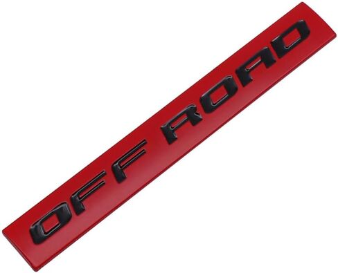 2PCS كروم السيارة المعدنية جذع على الطريق شارة AWD 4WD Auto Logo Door All Wheel Drive Badge Truck Coup Coupe Sticker (Silver & Black) in Kuwait