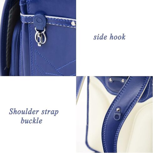 Randoseru Blue Backpack اليابانية الأوتوماتيكية للمدرسة Senior Backproof Pu Leather in Kuwait