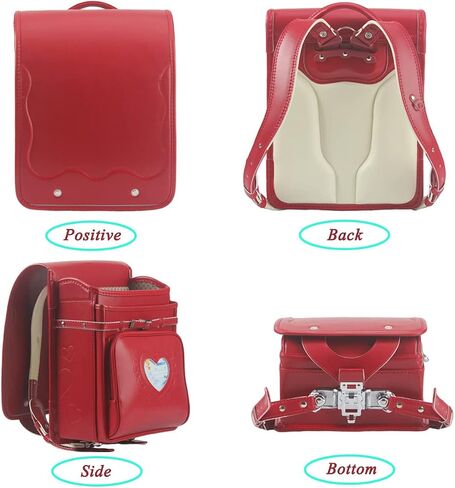 Randoseru Blue Backpack اليابانية الأوتوماتيكية للمدرسة Senior Backproof Pu Leather in Kuwait