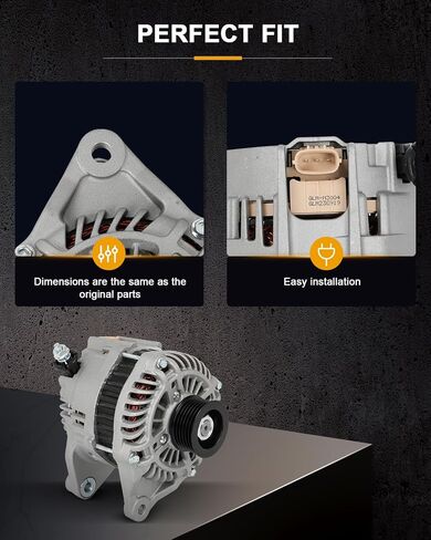 ROADFAR New Alternator Compatible for Mazda for 3 2.0L 2014-2016,for Mazda for 3/6 2.5L 2014-2016,for Mazda for CX-5 2.0L 2013-2016,for Mazda for CX-5 2.5L 2014-2016, Replace 20288 in Saudi Arabia