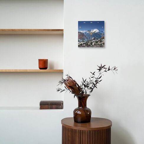 3dRose DPP_38673_1 Colorado Mountains Pikes Peak Wall Clock, 10 by 10-Inch in Saudi Arabia
